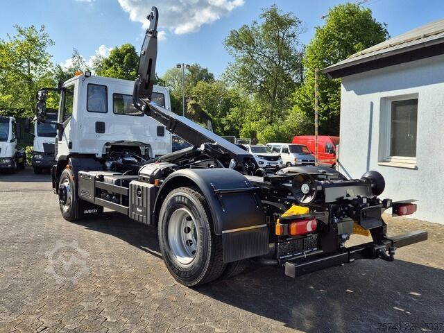 Roll-off tipper truck iveco Euro Cargo 180E32 4x2 Abrollkipper Knick / Tele