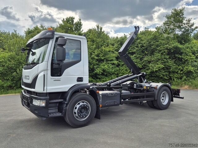 Roll-off tipper truck iveco Euro Cargo 180E32 4x2 Abrollkipper Teleskoparm