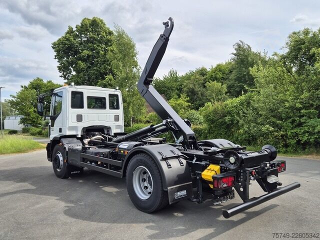 Roll-off tipper truck iveco Euro Cargo 180E32 4x2 Abrollkipper Teleskoparm