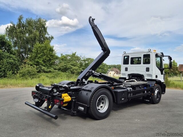 Roll-off tipper truck iveco Euro Cargo 180E32 4x2 Abrollkipper Teleskoparm