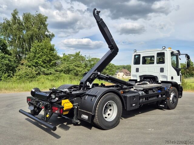 Roll-off tipper truck iveco Euro Cargo 180E32 4x2 Abrollkipper Teleskoparm