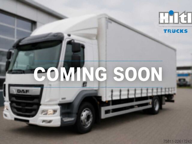 LKW mit Pritsche & Plane DAF XB 260 FA 14t Curtainsider 7,30 m  LBW 1.5t