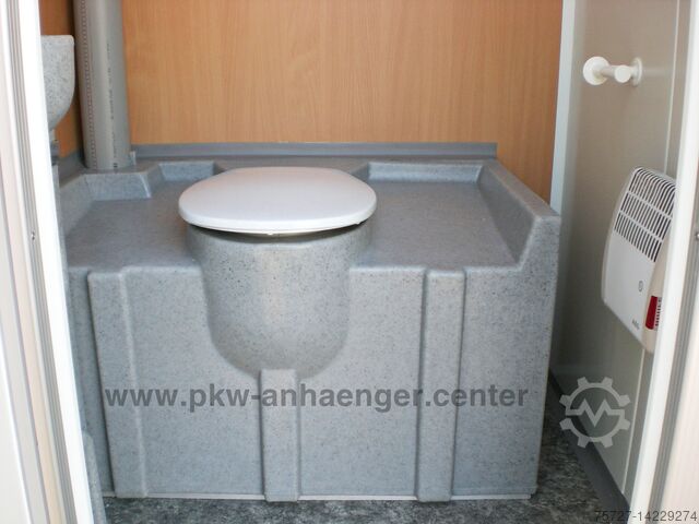Bauwagen Vezeko MOBI3211 Bauwagen 4-Personen Chemie-WC Lager 1300kg 313x217x212cm Mannschaftswagen