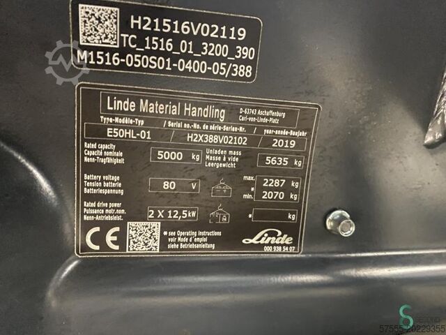 Forklift Linde E50HL-01