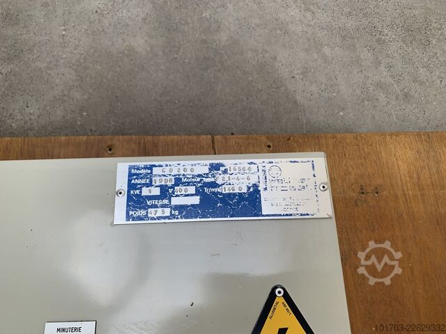 Vibrationsgleitschleifschüssel Walther Trowal CD 200