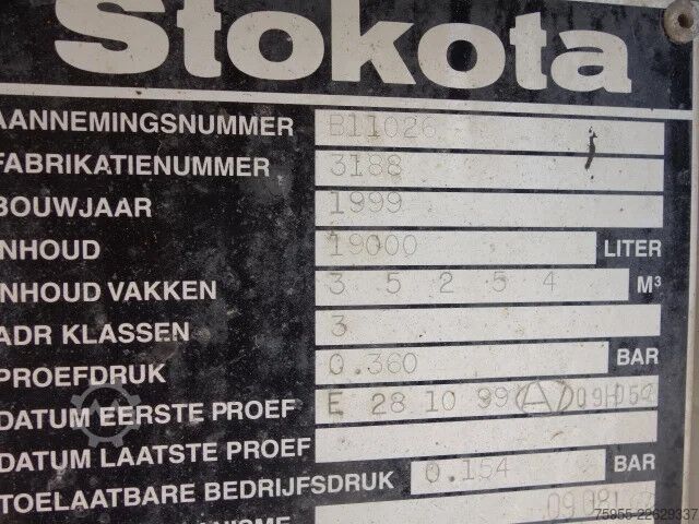 Tanker truck Scania P124-420 19000 LITER DIESELTANK,AIRCO,INTARDER,...