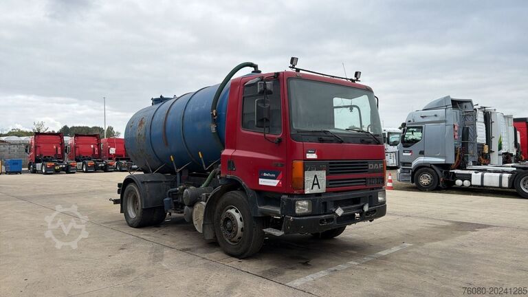 Vacuum truck DAF 75 ATI 270 (10500 L / MANUAL PUMP / MANUAL GEAR...
