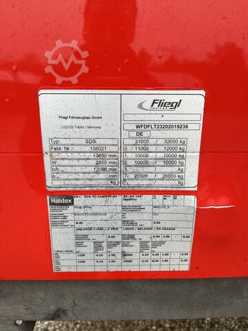 Schiebeplanen Fliegl SDS / Mega - Jumbo - Volume / Curtainside / 2 a...