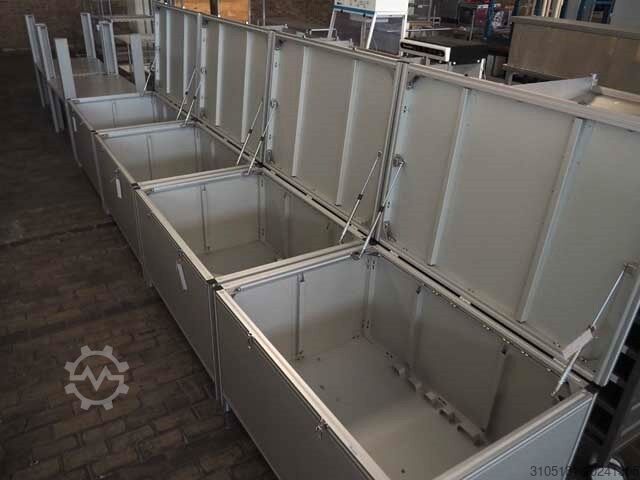 Aluminium-Aufbewahrungskisten