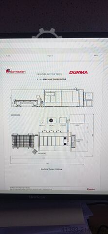 Laser cutting system Durma Durmazlar HD-F 3015