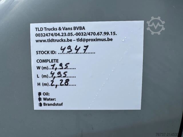 Panel van Mercedes-Benz Sprinter 313 **BELGIAN VAN-CTTE BELGE**