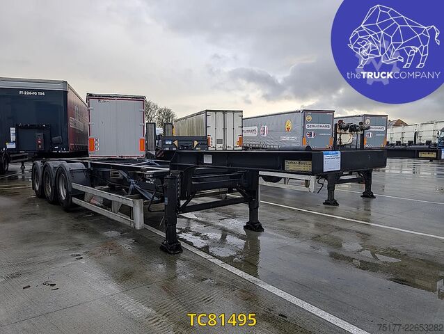 Containertransport Turbos Hoet Tank chassis Gooseneck