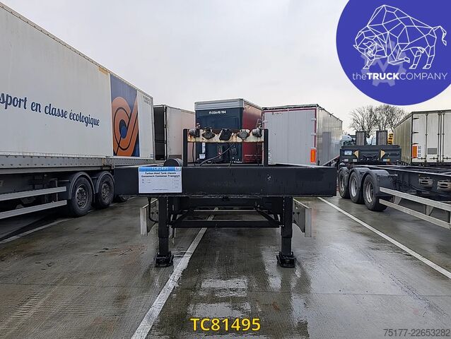 Containertransport Turbos Hoet Tank chassis Gooseneck