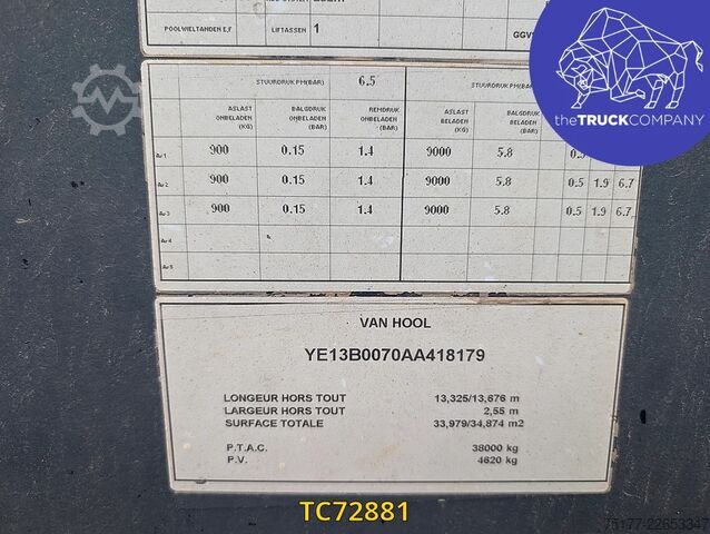 Containertransport Vanhool 40/45'
