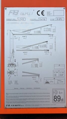 Tower crane FB Gru Schnellbaukran 