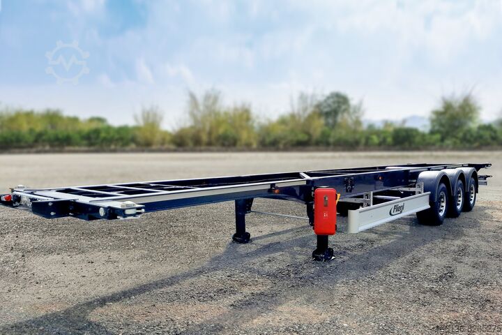 Semi-trailer containerchassis Fliegl SDS 380 Gooseneck 40ft. starr