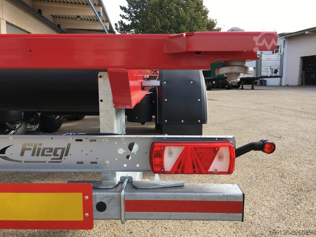 Semi-trailer containerchassis Fliegl SDS 380 Gooseneck 40/45 light