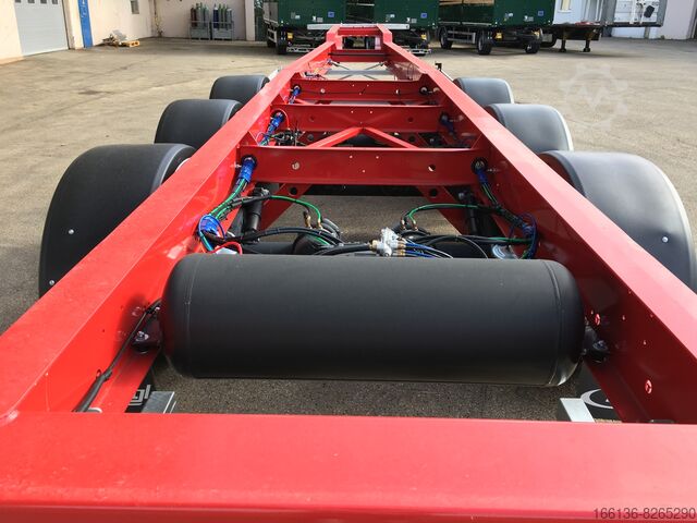 Semi-trailer containerchassis Fliegl SDS 380 Gooseneck 40/45 light