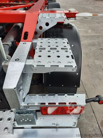Semi-trailer containerchassis Fliegl SDS 380 für 20 Fuß light mit 725 mm Überhang