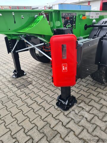 Semi-trailer containerchassis Fliegl SDS 380 für 20 Fuß light mit 725 mm Überhang