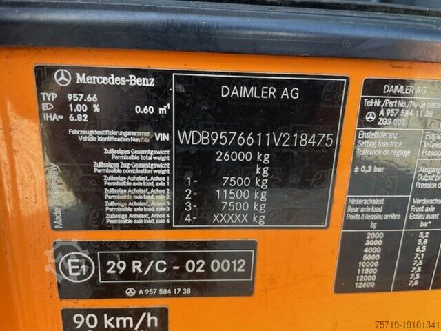 Müllwagen Mercedes-Benz 2629 6x2 Econic Haller X2/Zöller 2301