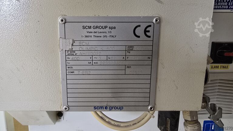 Edge banding machine SCM OLIMPIC K500 T-ER2