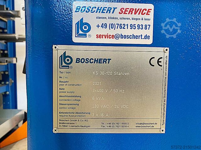 Notching Machine Boschert KS 30-120 Stanzen