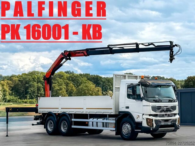 Autokran VOLVO FMX 370 PRITSCHE 6,60m *PK 16001 - KB+FUNK/6x4