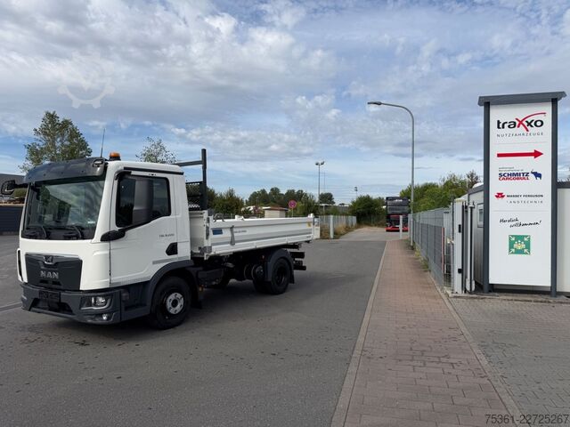 Dreiseitenkipper MAN TGL 8.220 BB Meiller Trigenius 3S Kipper 2X AHK