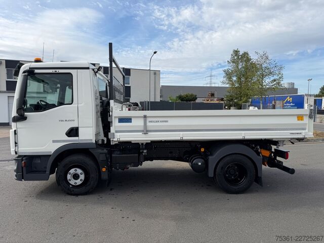 Dreiseitenkipper MAN TGL 8.220 BB Meiller Trigenius 3S Kipper 2X AHK