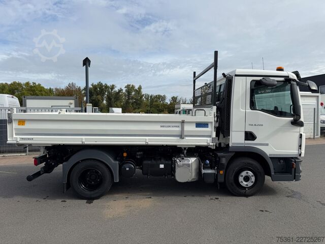 Dreiseitenkipper MAN TGL 8.220 BB Meiller Trigenius 3S Kipper 2X AHK