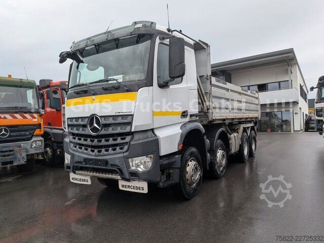 Kipper LKW MERCEDES-BENZ Arocs 4143 / 8X4 / Meiller / 41ton Chassis