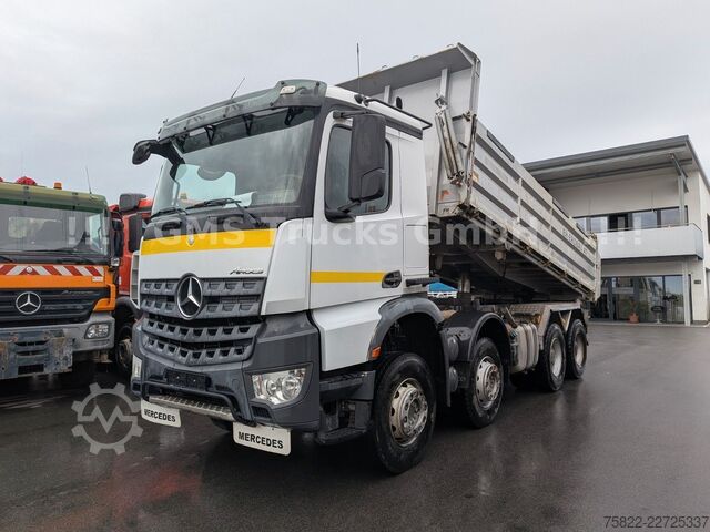Dreiseitenkipper LKW MERCEDES-BENZ Arocs 4143 / 8X4 / Meiller / 41ton Chassis