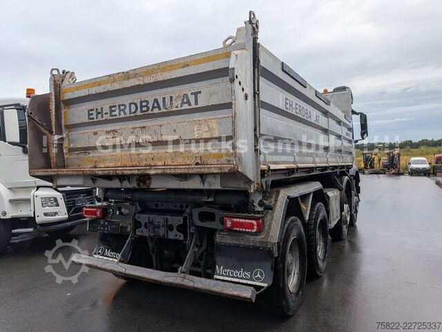 Dreiseitenkipper LKW MERCEDES-BENZ Arocs 4143 / 8X4 / Meiller / 41ton Chassis
