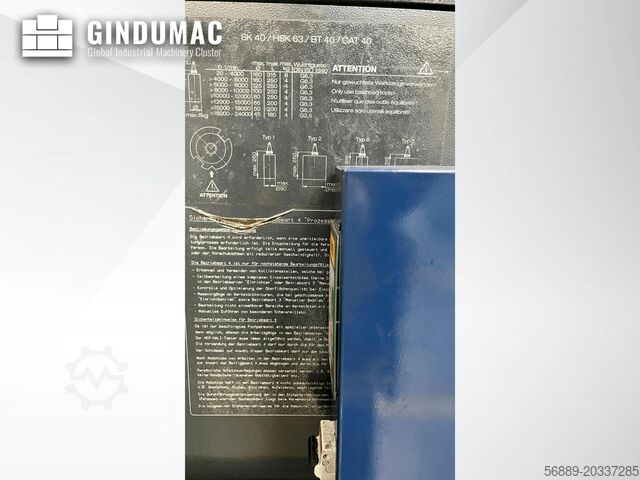 Vertical Machining Centre DECKEL MAHO DMU 65 monoBlock