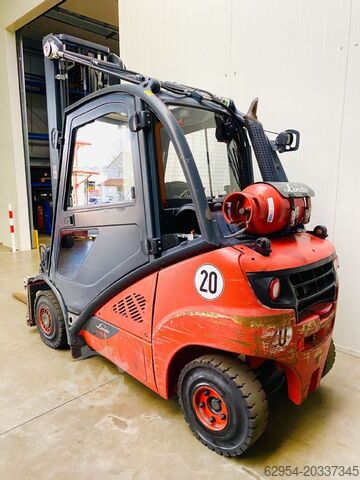 Treibgasstapler Linde H 25 T-02 EVO Triplex Kabine STVO ZVG