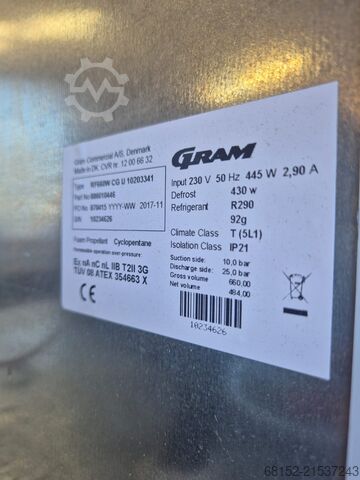 Gram R290 Kühlschrank Gram R290 Fridge R290