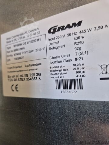 Gram R290 Kühlschrank Gram R290 Fridge R290