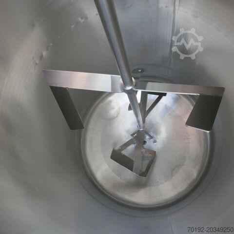 5530 Liter heiz-/kühlbarer Druckbehälter / Sterildrucktank aus V2A mit Balkenrührwerk Apparate- und Behältertechnik Harrislee 9681