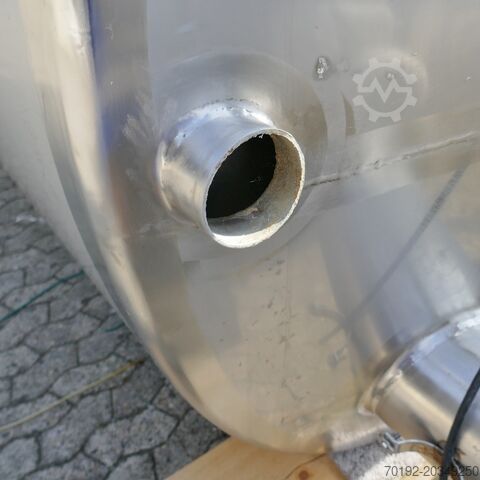 5530 Liter heiz-/kühlbarer Druckbehälter / Sterildrucktank aus V2A mit Balkenrührwerk Apparate- und Behältertechnik Harrislee 9681