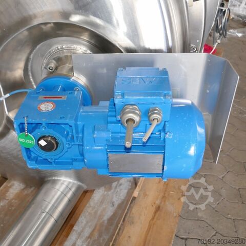 880 Liter heat-/coolable pressure tank, Aisi 316 with magnetic agitator 9629