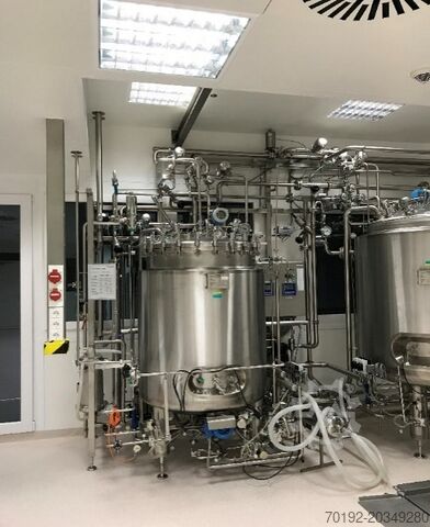 880 Liter heat-/coolable pressure tank, Aisi 316 with magnetic agitator 9629