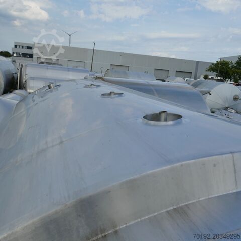 19600 Liter heiz-/kühlbarer Druckbehälter aus V2A mit Balkenrührwerk Thrun Maschinen- und Behälterbau 9626