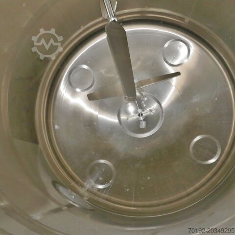 19600 Liter heiz-/kühlbarer Druckbehälter aus V2A mit Balkenrührwerk Thrun Maschinen- und Behälterbau 9626