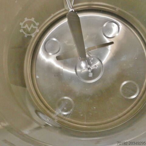 19600 Liter heiz-/kühlbarer Druckbehälter aus V2A mit Balkenrührwerk Thrun Maschinen- und Behälterbau 9626