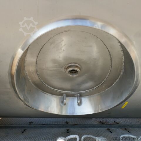 19600 Liter heiz-/kühlbarer Druckbehälter aus V2A mit Balkenrührwerk Thrun Maschinen- und Behälterbau 9626