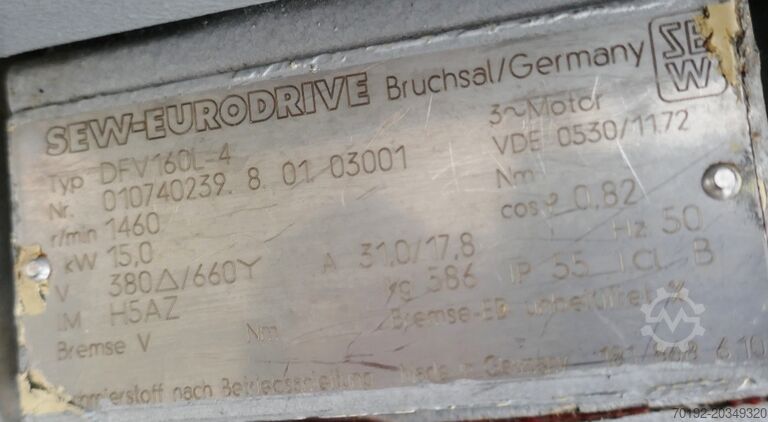 2911 Liter heiz-/kühlbarer Becomix Prozesskessel aus V4A mit Ankerrührwerk Becomix 9588