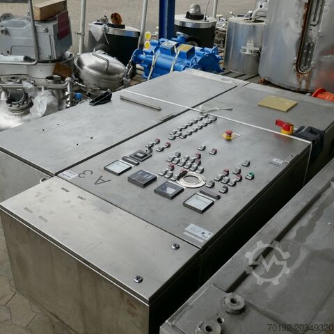 2911 Liter heiz-/kühlbarer Becomix Prozesskessel aus V4A mit Ankerrührwerk Becomix 9588