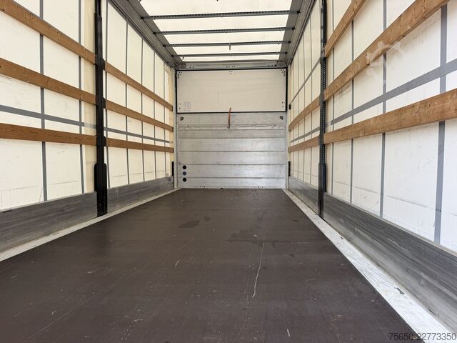 Open trailer with tarp Möslein TPS 105 D-L  Planenanhänger Ladebordwand + DurchladbarWenig Benutzt