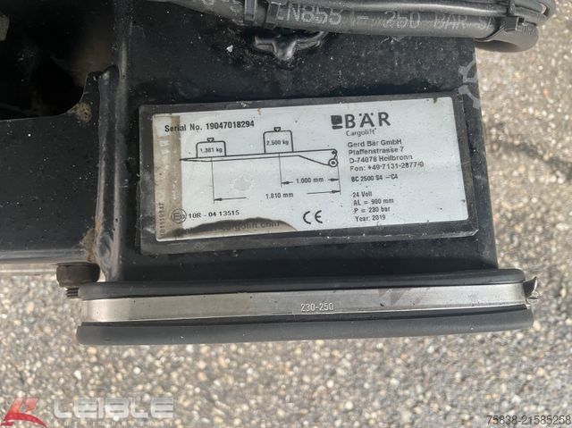 Kofferauflieger SCHMITZ CARGOBULL SKO 24*Koffer Bär LBW Ladebordwand & Doppelstock